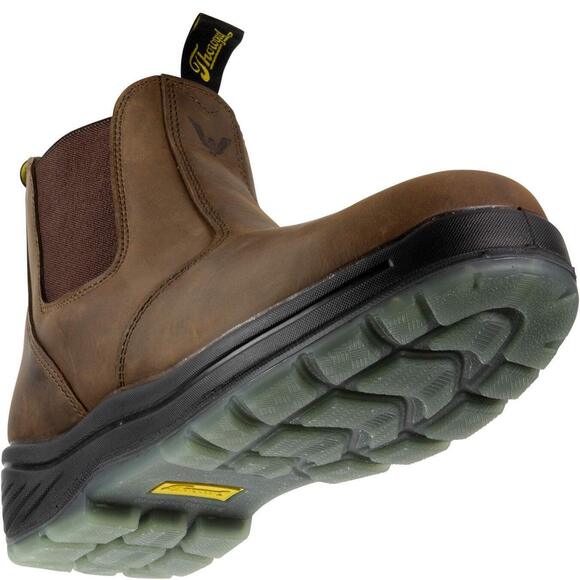 NEW THOROGOOD THORO-FLEX 6” SLIP ON WORK BOOTS FOR MEN - PREMIUM LEATHER WITH CO - Picture 3 of 4